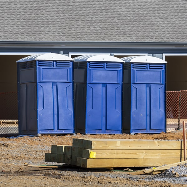 what is the maximum capacity for a single portable toilet in Fairbank Pennsylvania